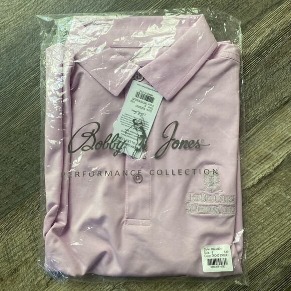 Bobby Jones performance jersey Solid Polo Shirt - Picture 1 of 7